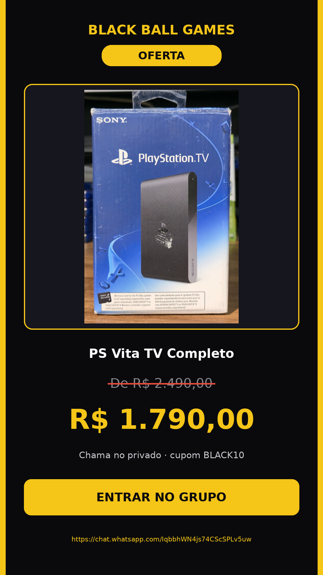 PS Vita TV Completo e Desbloqueado — foto 1